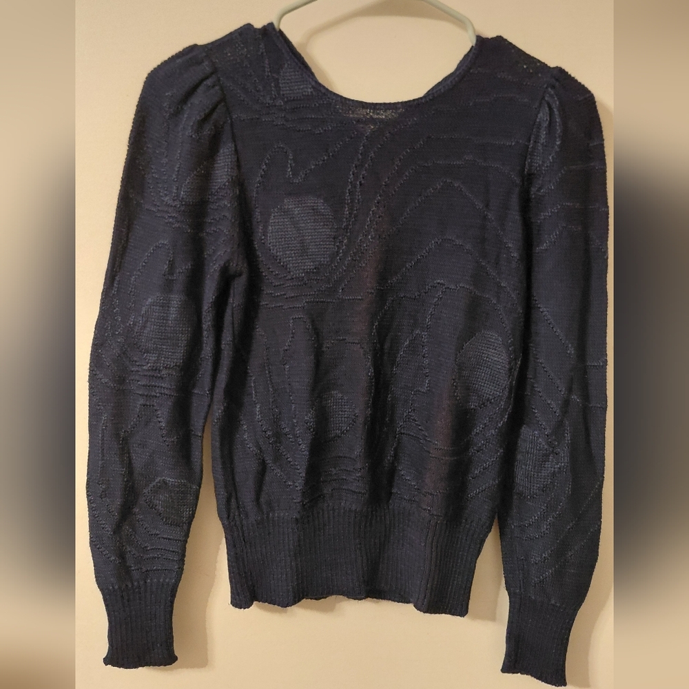 Elegant Navy Sweater